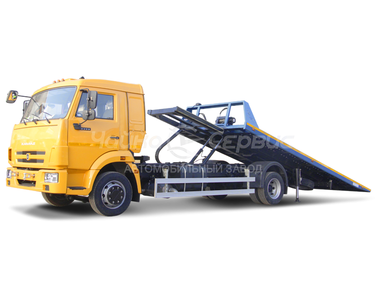 Эвакуатор КАМАЗ-4308 со сдвижной платформой