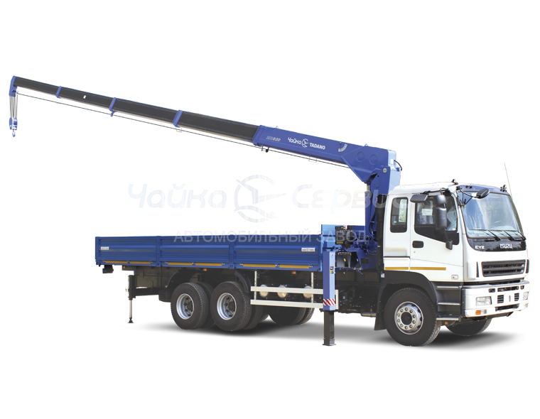 Кран-манипулятор ISUZU CYZ52T с КМУ Чайка-Tadano
